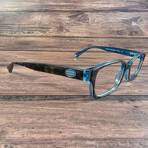 Coach Eyeglasses HC 6040 Brooklyn 5116 Dark Tortoise 52 [] 16 135 FRAMES ONLY - Picture 2 of 12